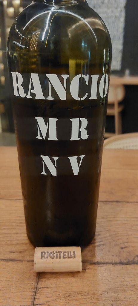 Riccitelli Rancio MR NV bottle and cork